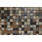 Sample-Barrel Brown Blend 1/2x1/2 1/4 Sheet Tile Sample